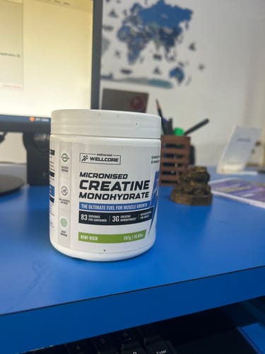 Customer photo review of Wellcore - Pure Micronised Creatine Monohydrate | Kiwi Kick (307g, 83 servings)