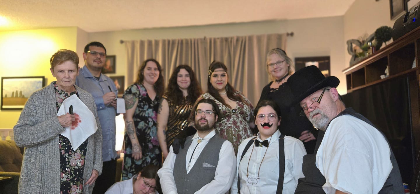 Customer photo review of Midnight on the Orient Express - An Agatha Christie themed murder mystery
