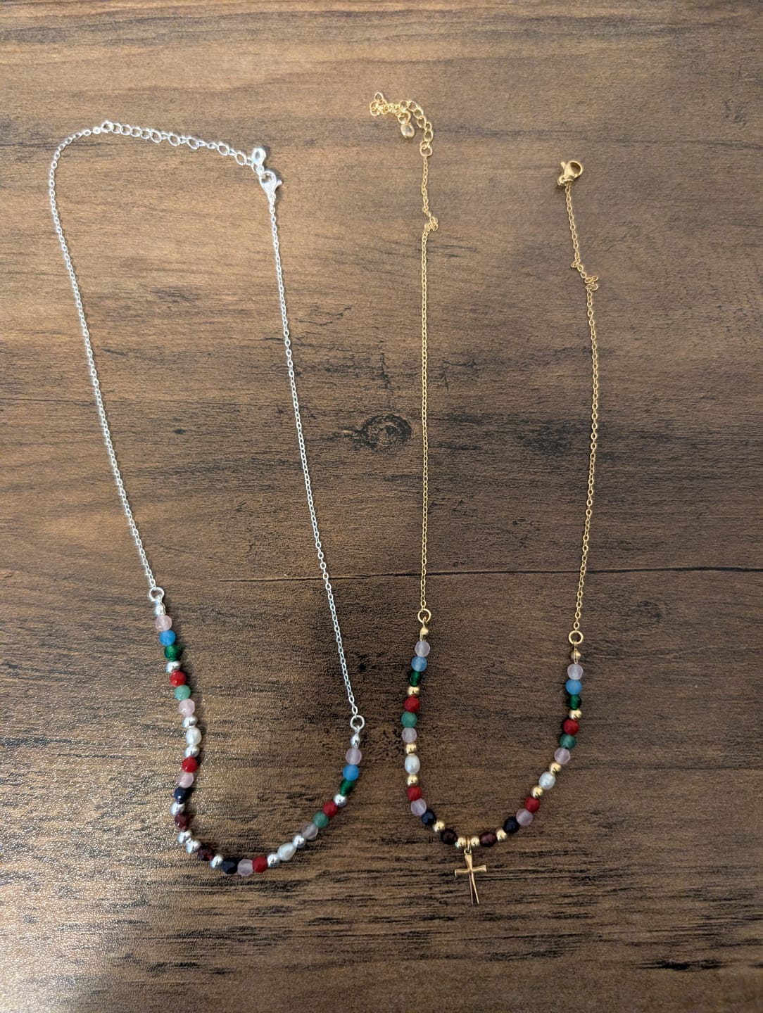 Customer photo review of The Eternal Beaded Necklace