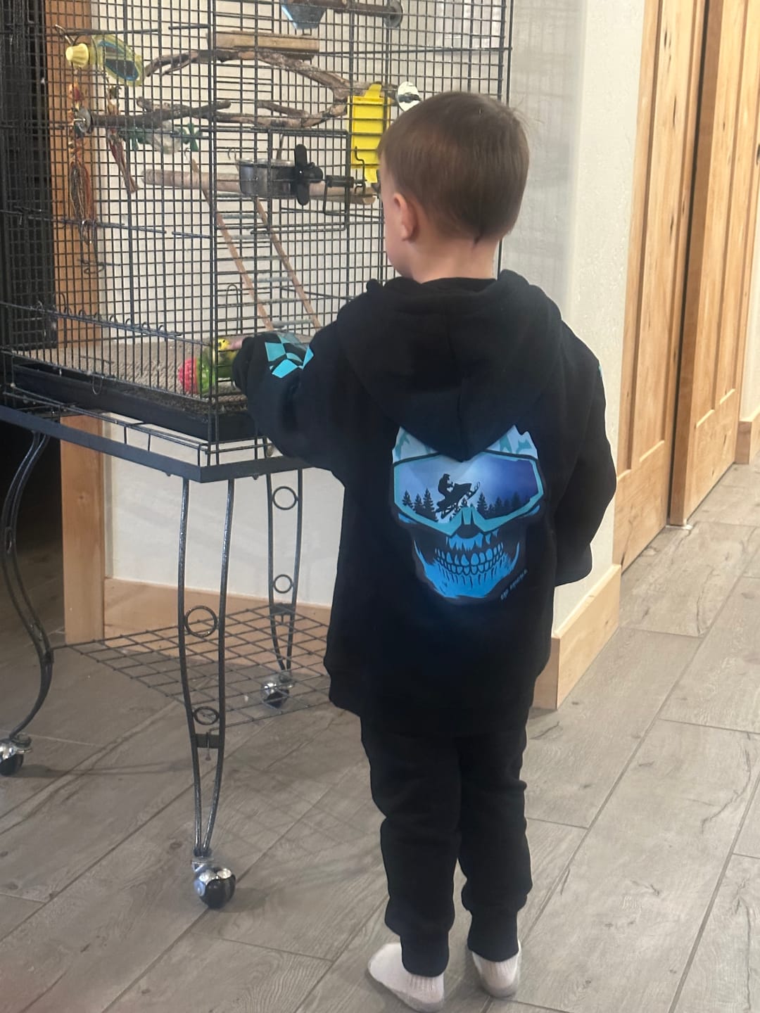 Customer photo review of Skull Mountain - Hoodie