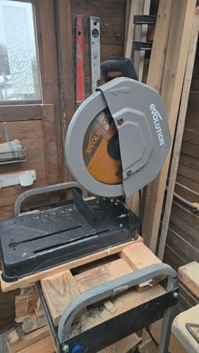 Customer photo review of Lame multi-matériaux TCT 355mm Evolution 36 dents alésage 25,4mm pour scie à tronçonner