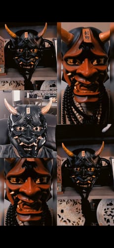 Customer photo review of Vengeance™ Black Hannya Kimono Shirt