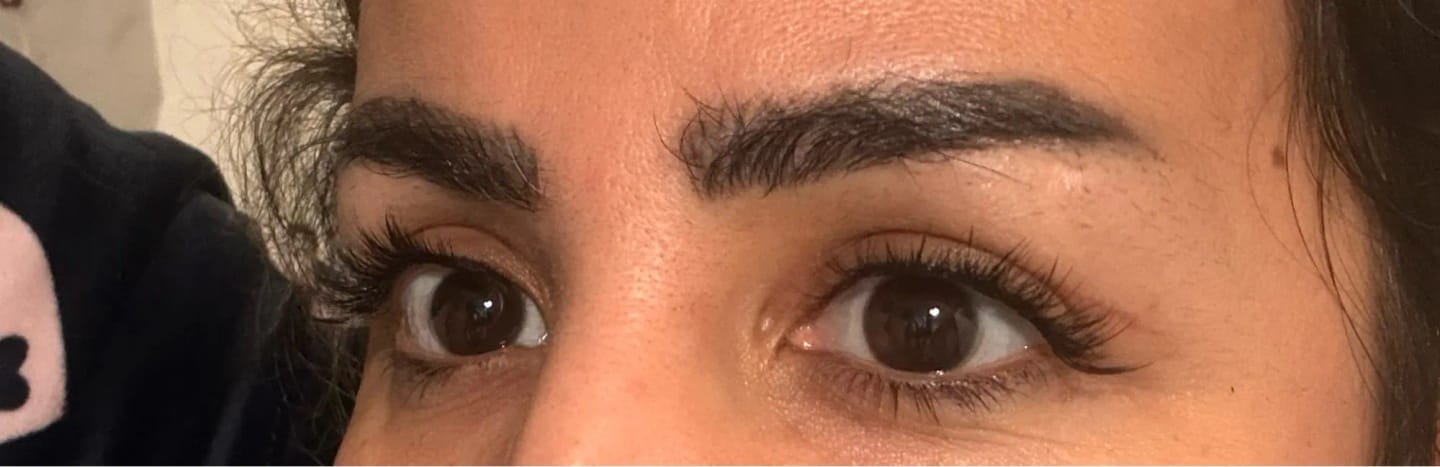 Customer photo review of MagLuxe™ Magnetic Lashes