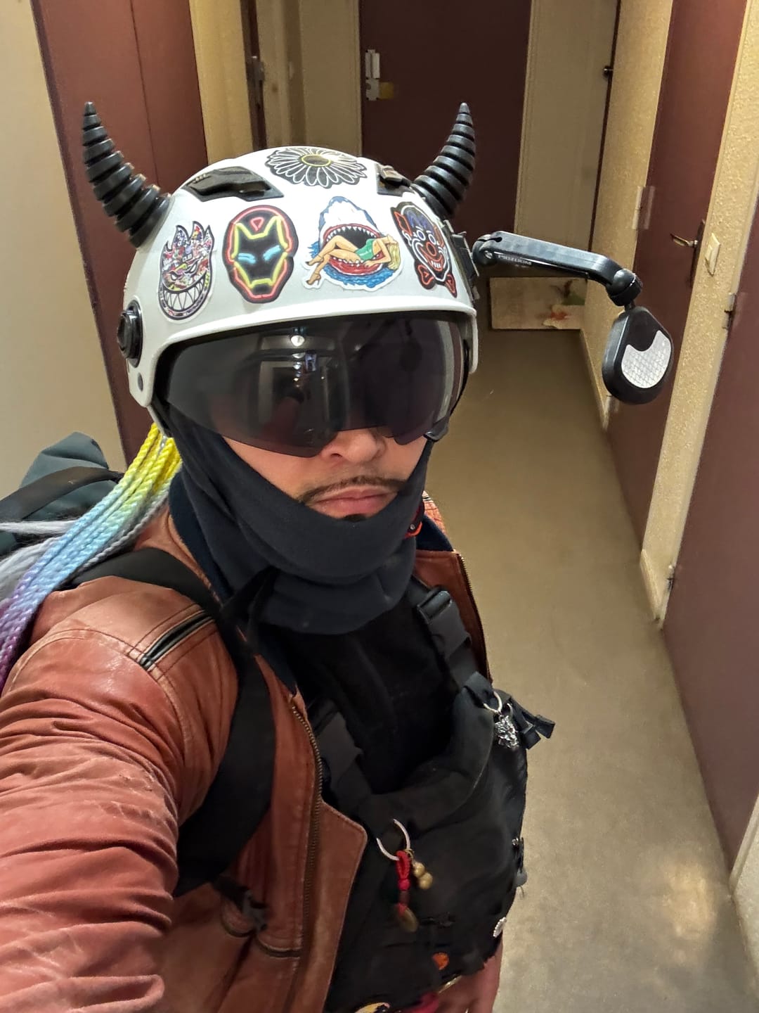 Customer photo review of Helmet Mirror