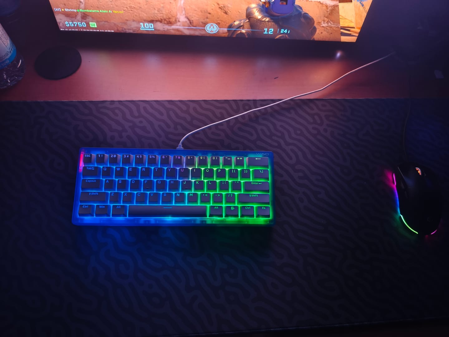 Customer photo review of Wraith Studio Jungle Maze Deskmat