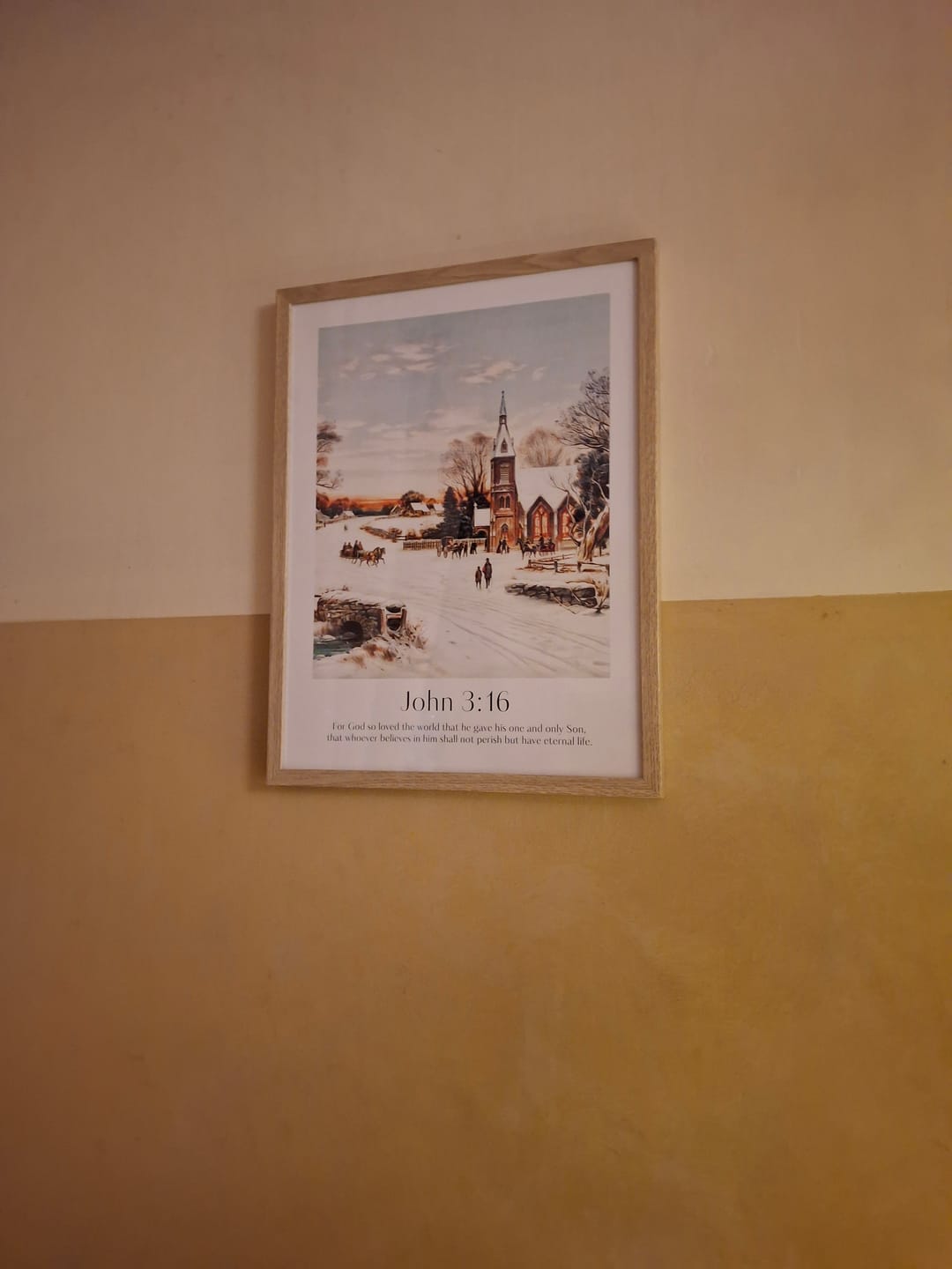 Customer photo review of John 3:16 Print