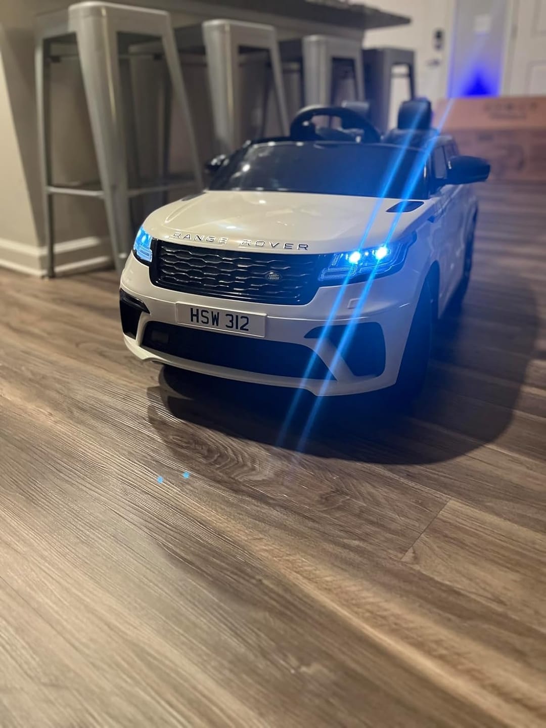 Customer photo review of TOBBI 12V Licensed Land Rover Electric Kids Ride On Car