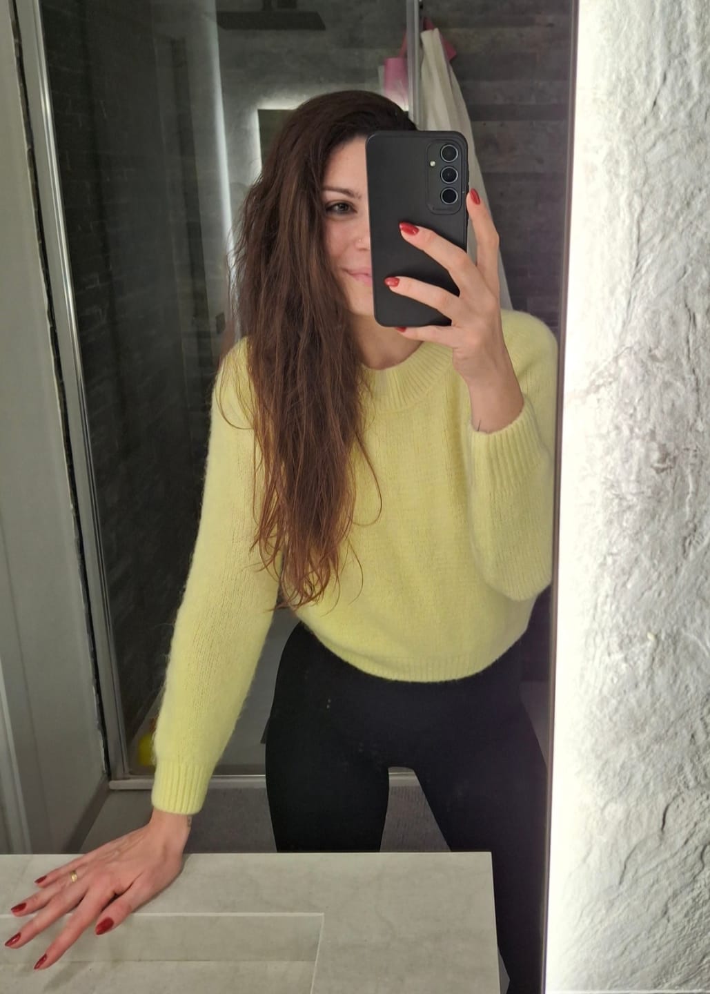 Customer photo review of Pull over rosa