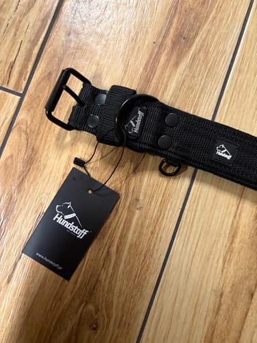 Customer photo review of Szeroka obroża z klamrą - Active Komfort Black Edition Czarna