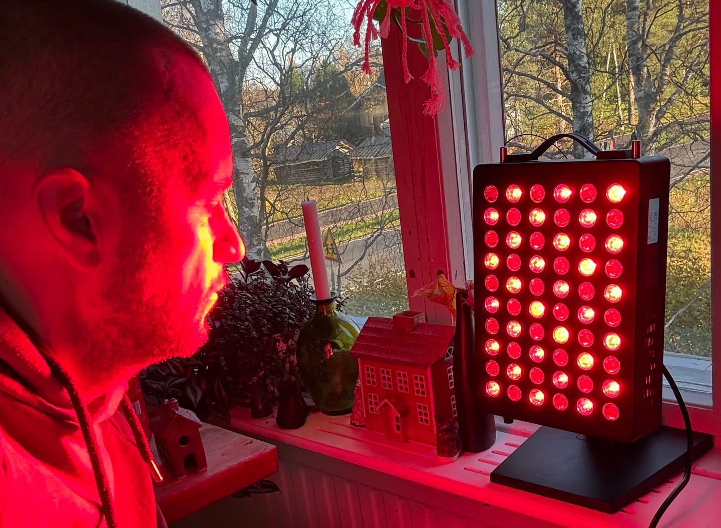 Customer photo review of Koanna® Luma300™ – Kraftvolles, kompaktes Rotlicht-Panel