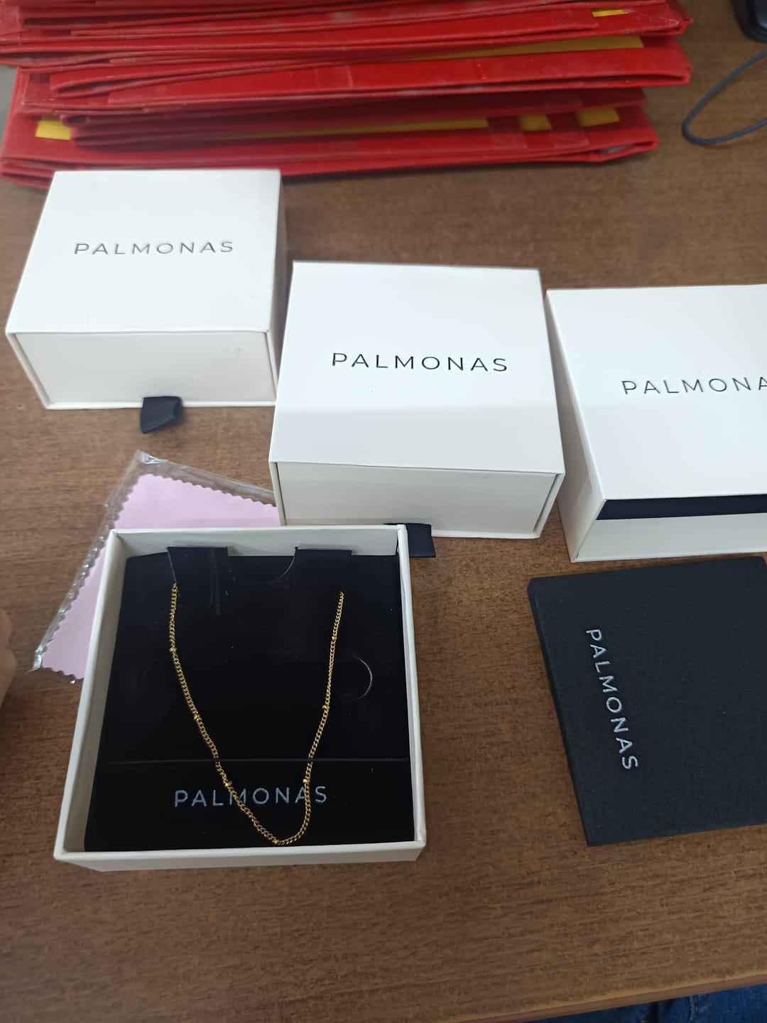 Customer photo review of Beaded Chain Necklace