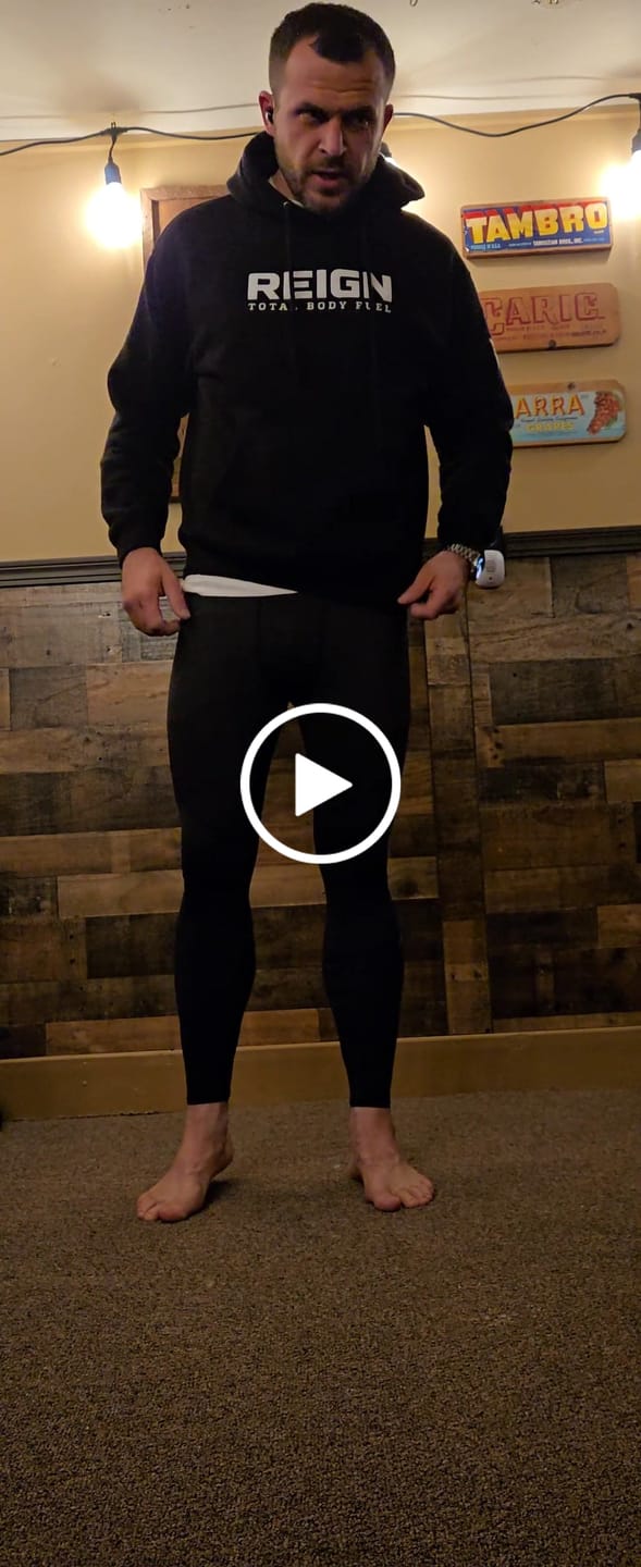 Customer video review of Compression Swim / Workout Leggings for Men UPF 50+