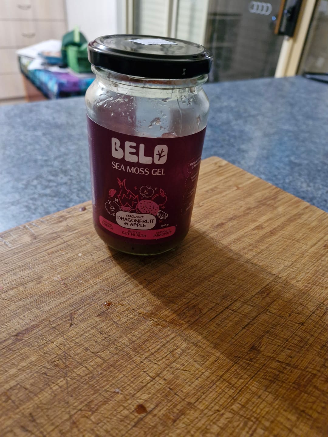 Customer photo review of Belo Sea Moss Gel - Dragonfruit & Pomegranate