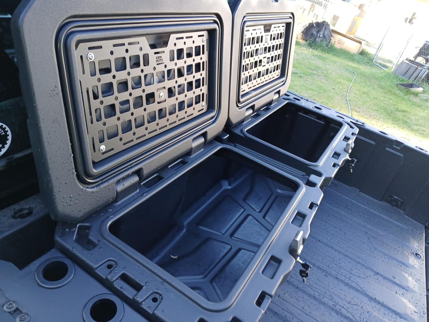 Customer photo review of 110L/29Gal UTV Bed Storage Box For CFMOTO Uforce 1000 | 1000XL