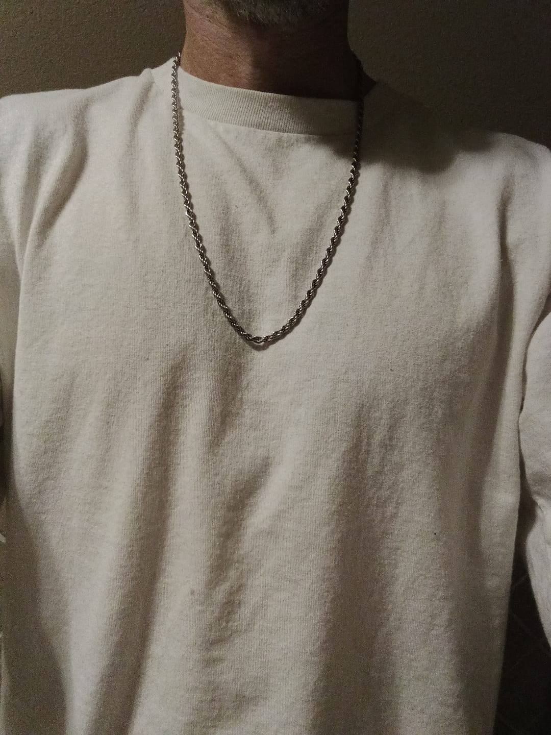 Customer photo review of 4mm Rope Chain - White Gold