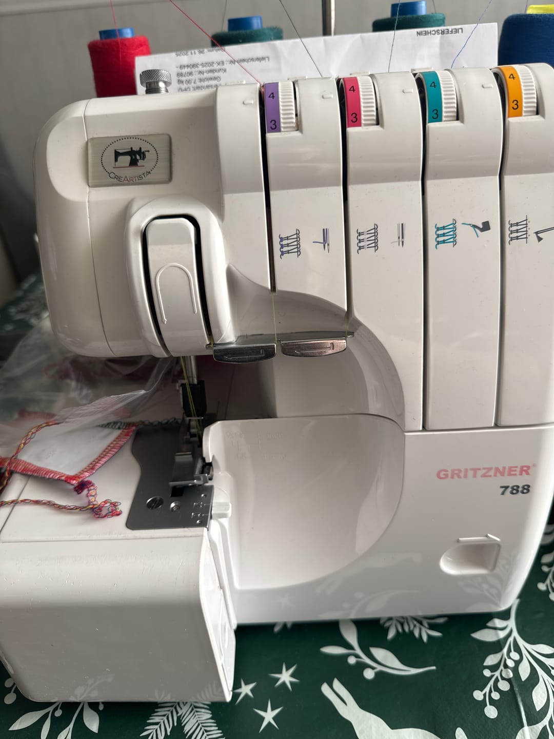 Customer photo review of Wartung / Reparatur Gritzner 788 Overlock