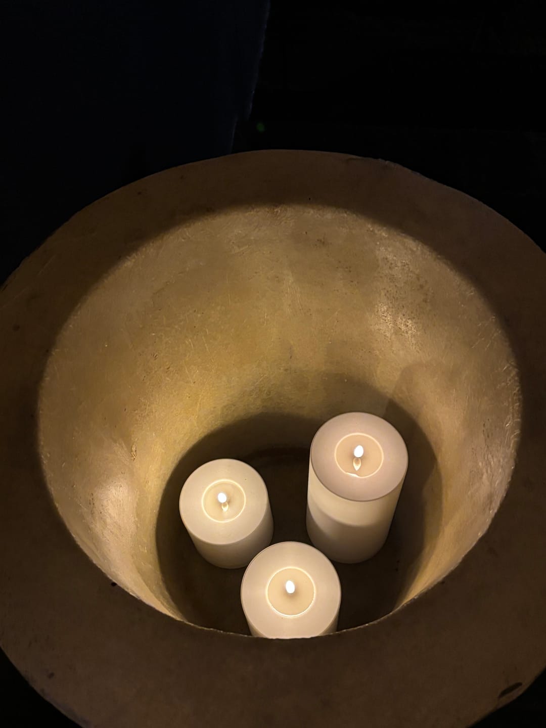 Customer photo review of Udendørs LED Bloklys Ø 10 x 10 cm Hvid