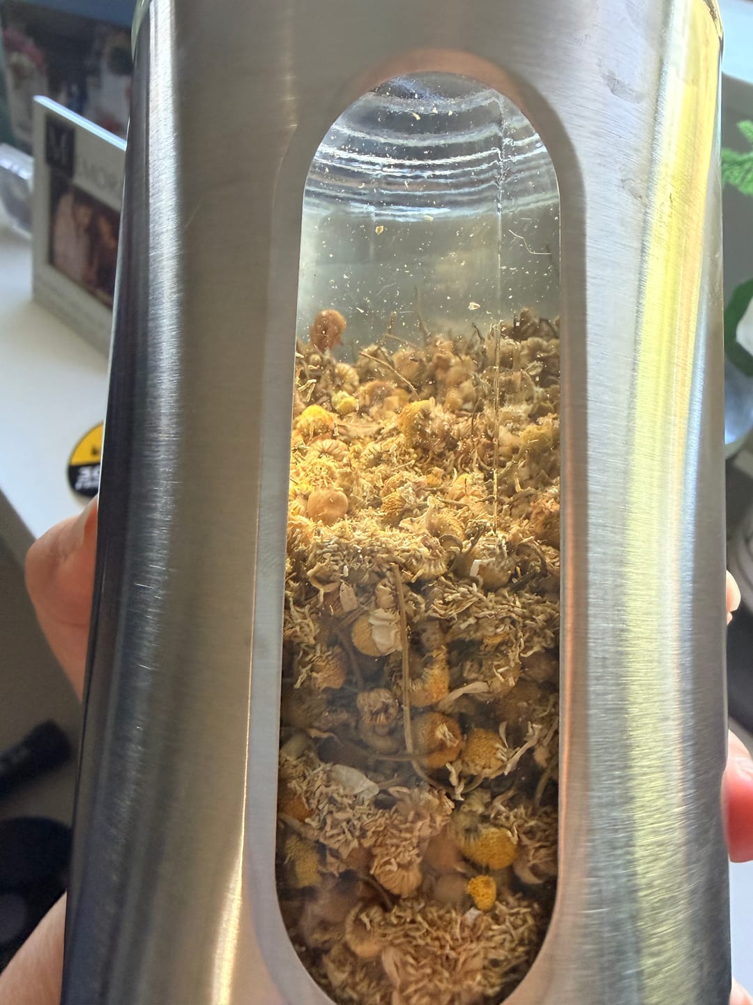 Customer photo review of Chamomile Loose Leaf Tea 35g - Certified Organic