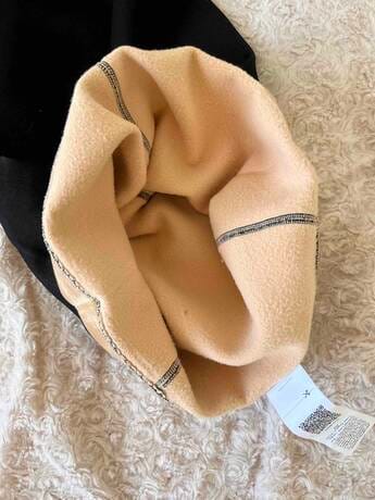 Customer photo review of Collant Polaire Peau Noire