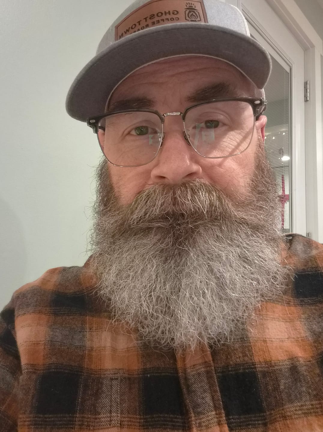 Customer photo review of George | Browline Flip-up Magnetic Clip-on Eyeglasses Sunglasses | ZanyLen Best Sellers