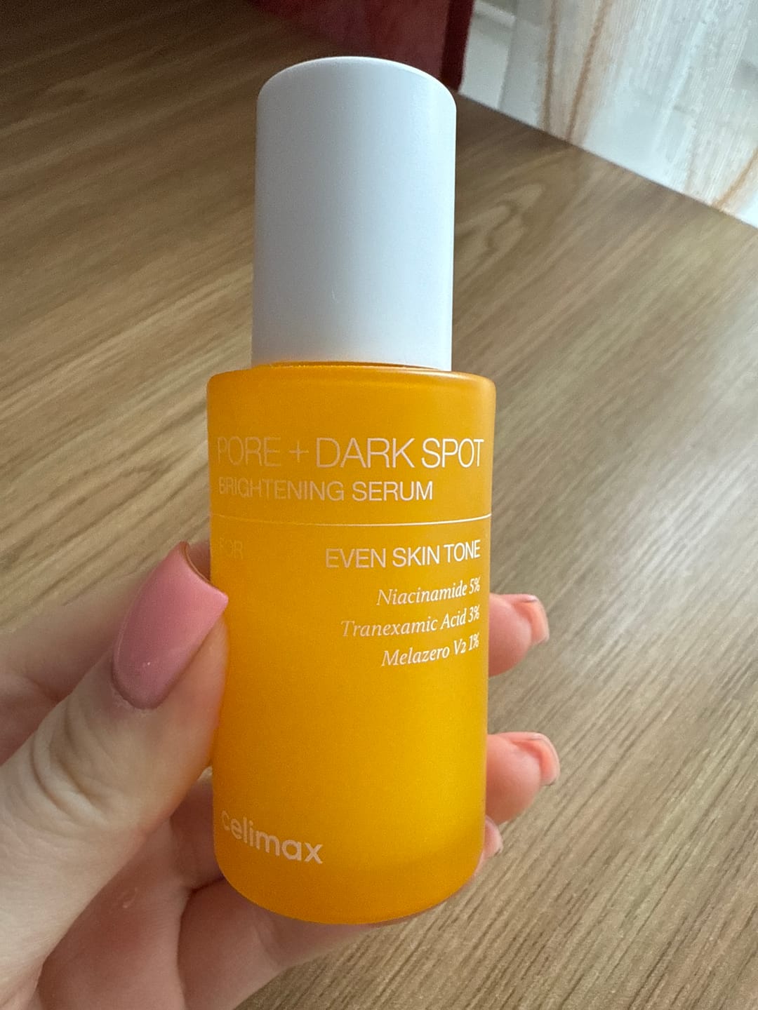 Customer photo review of Serums ādas toņa un reljefa izlīdzināšanai Celimax Pore+Dark Spot Brightening Serum