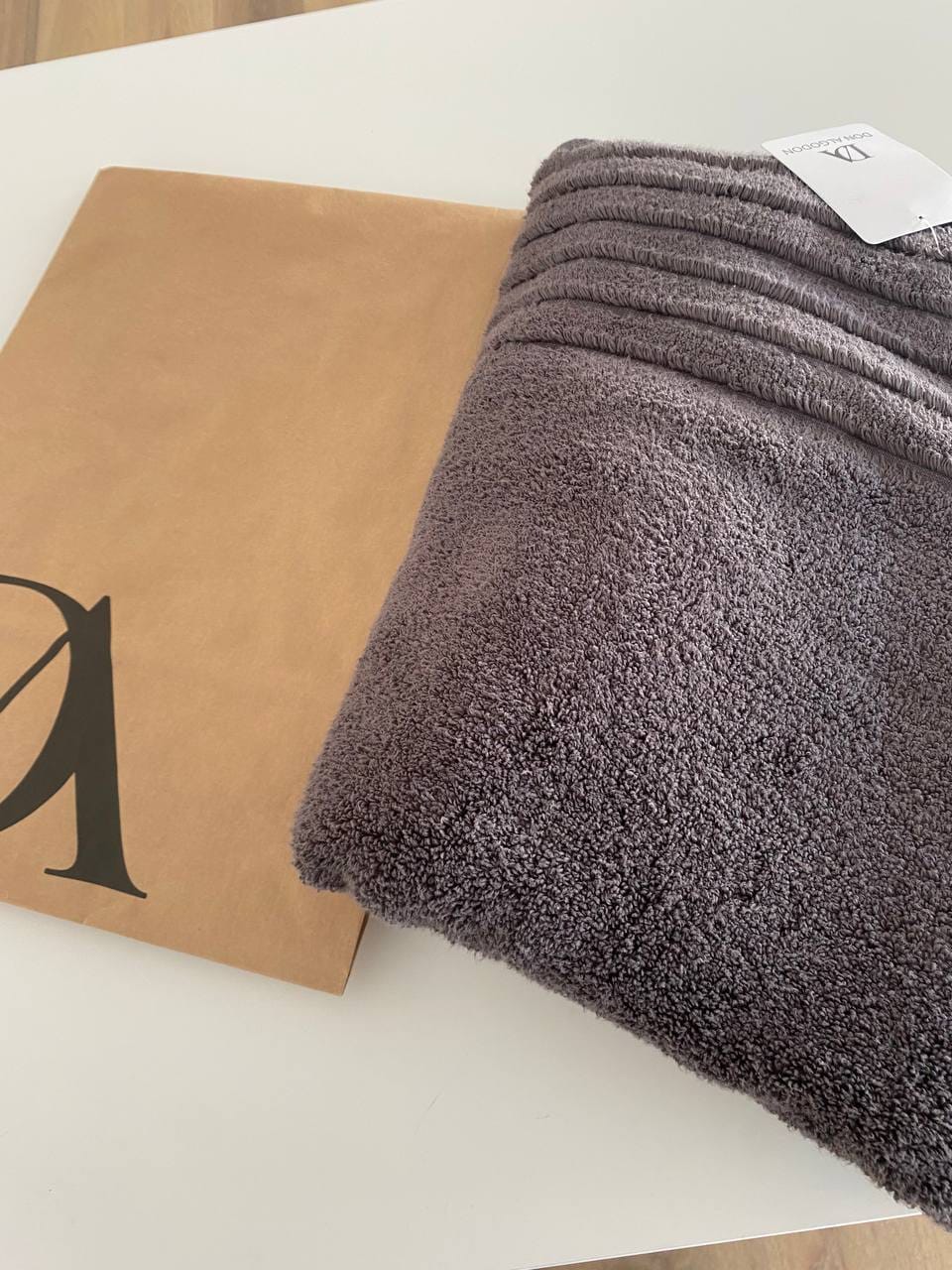 Customer photo review of Toalla Zero Twist Algodón - 600 gr/m²