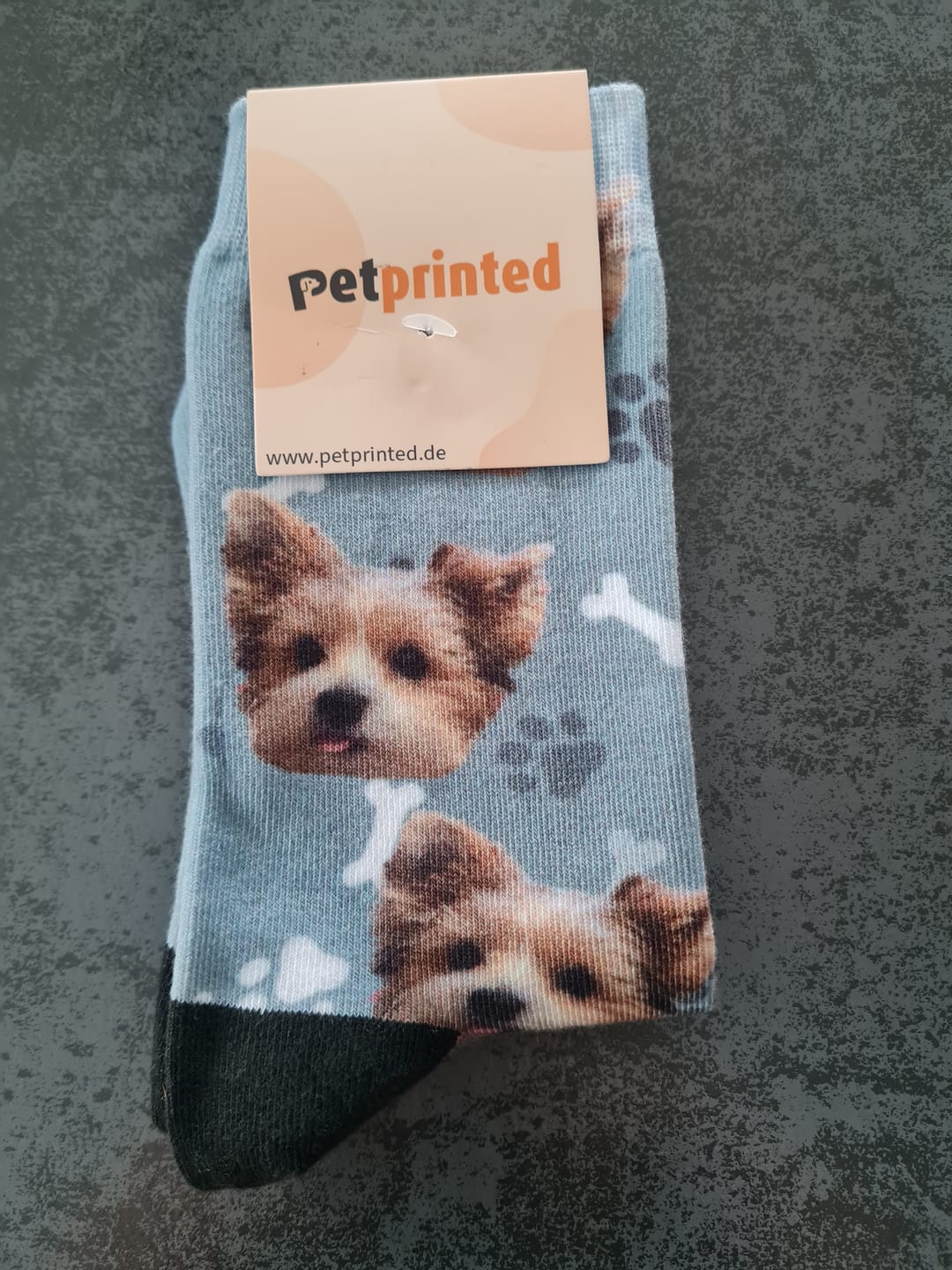 Customer photo review of Dein Foto - Individuelle Socken