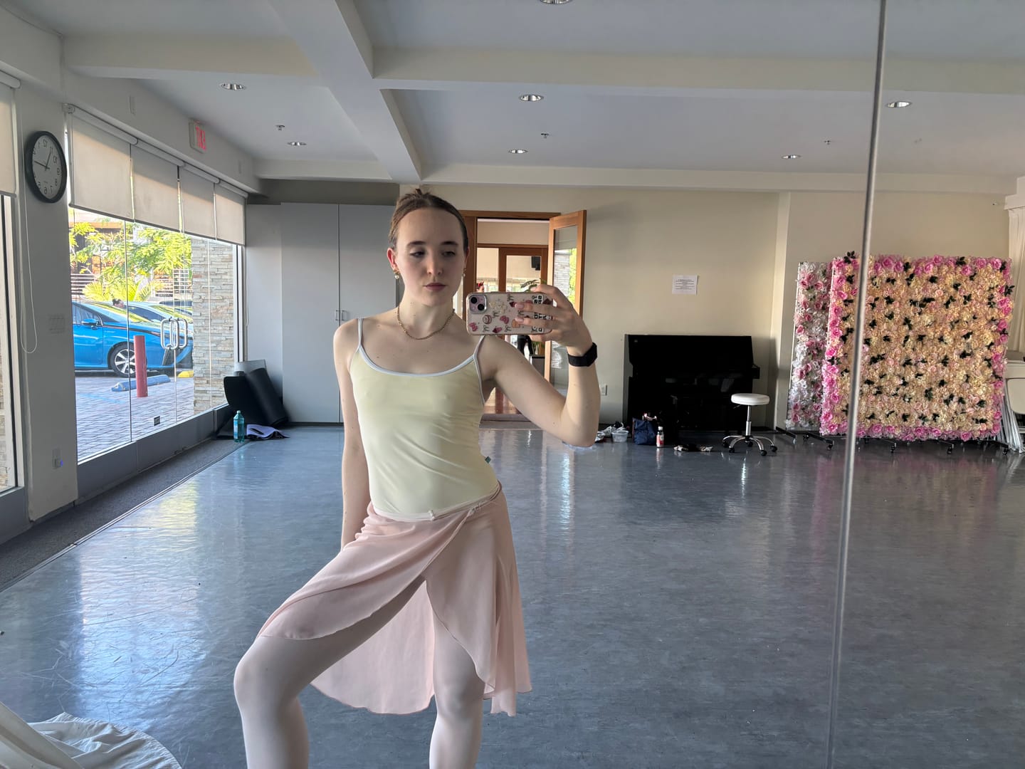 Customer photo review of Women's Cali Camisole ballet leotard - Buttermilk yellow