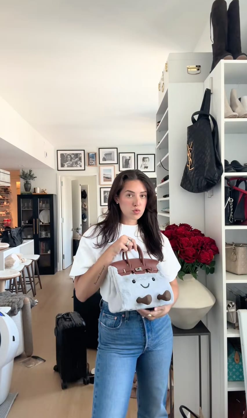 Customer photo review of The Jellykin Fluffy Bag