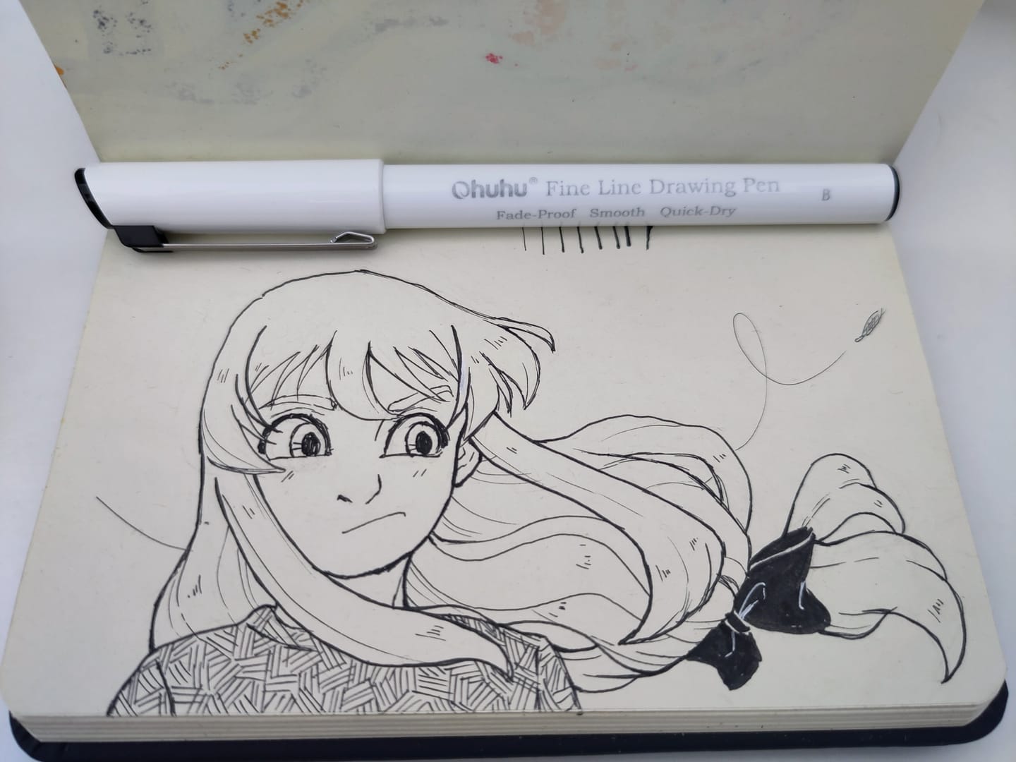 Customer photo review of Ohuhu Fineliner Drawing Pen, 8 Pack
