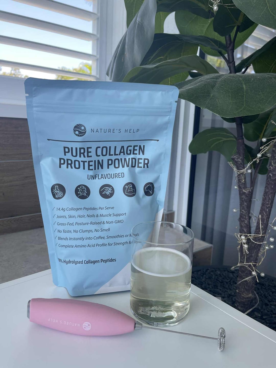 Customer photo review of Pure Collagen Protein Powder