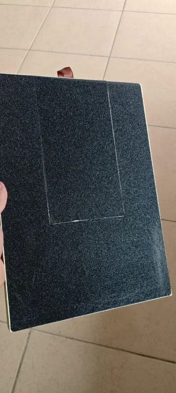 Customer photo review of Planche à gratter pour chien - Lime Pad