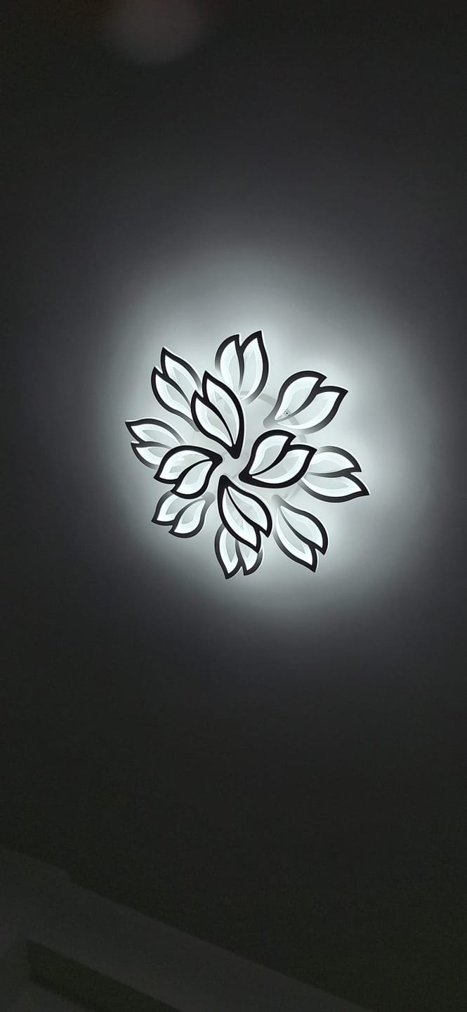 Customer photo review of Lustra LED Anemone Gigant Echivalent 1000W Telecomanda