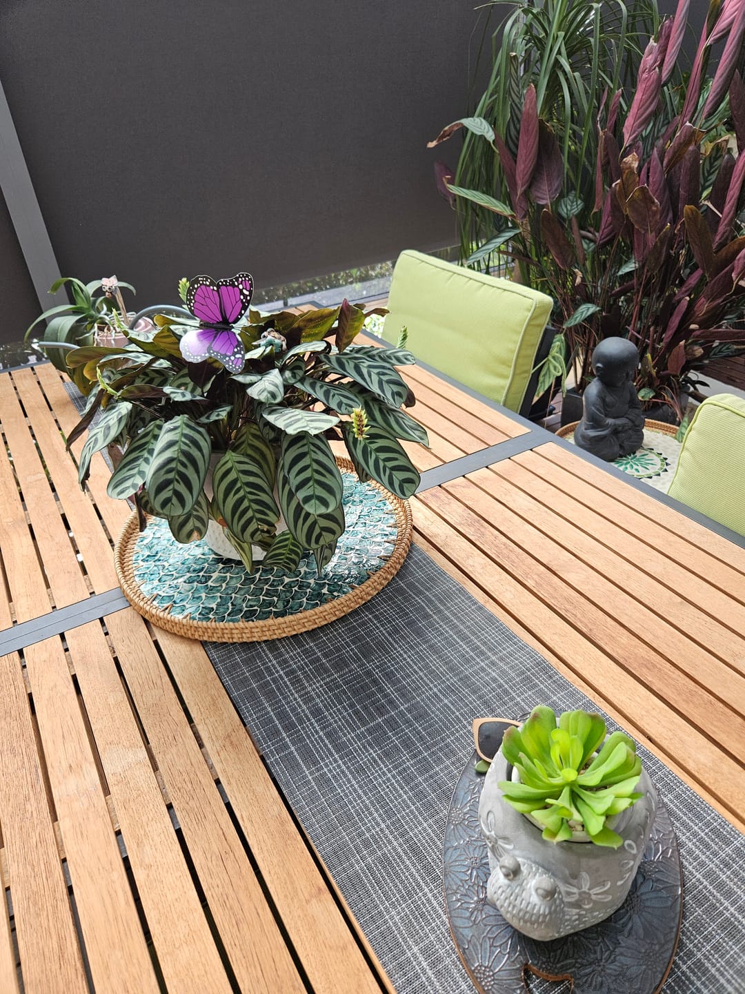 Customer photo review of Sirena Large Rattan Tray