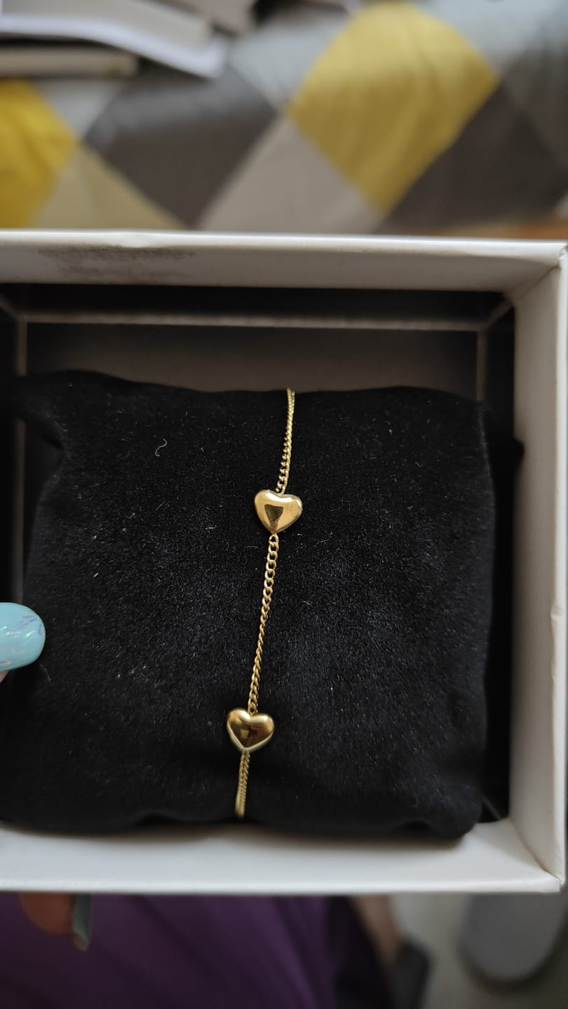Customer photo review of Lunar Heart Bracelet