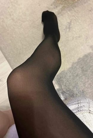Customer photo review of Collant Polaire Peau Noire
