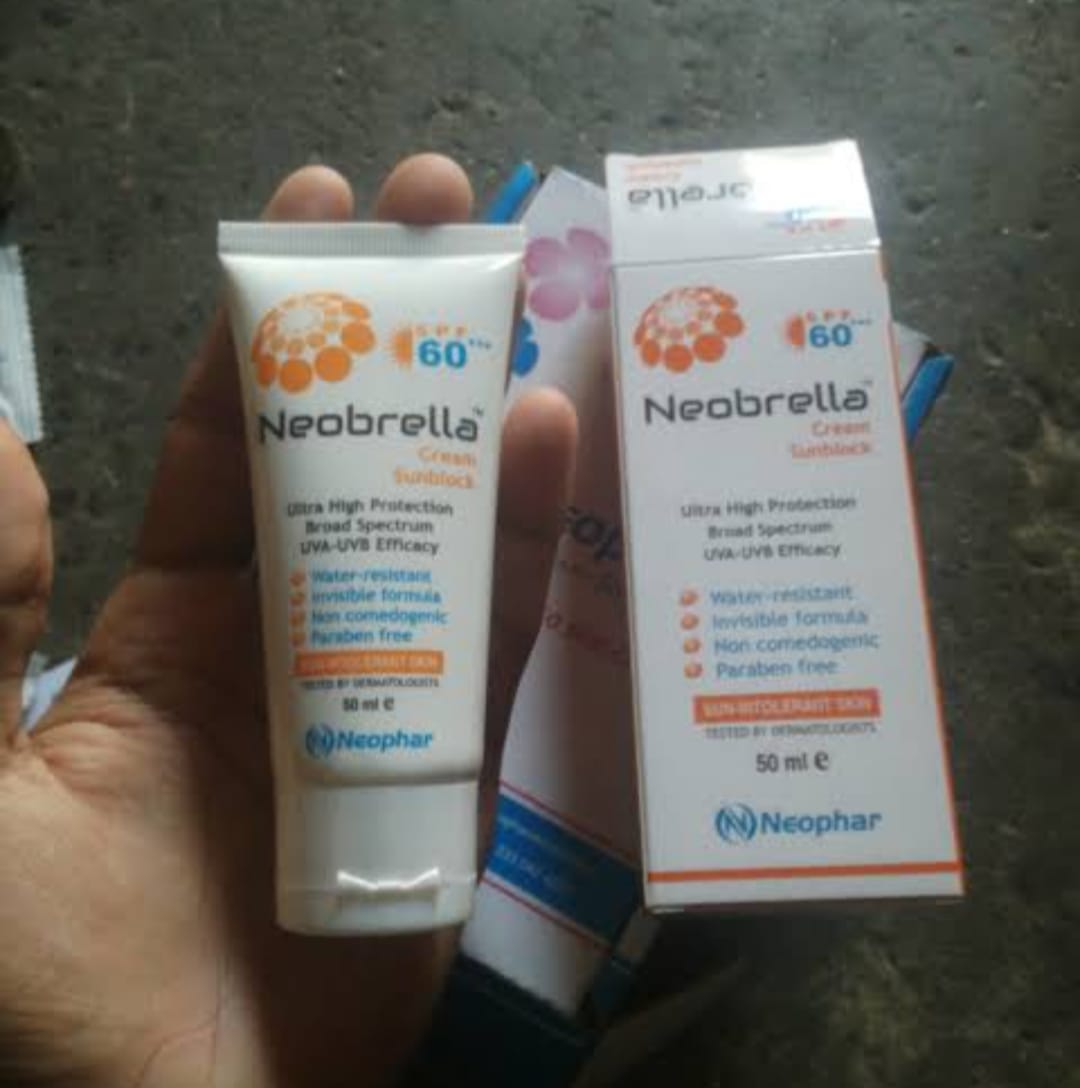 Customer photo review of Neobrella Sunblock Cream SPF60 PA+++