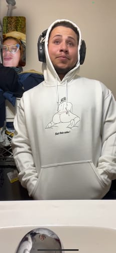 Customer photo review of Spicy Custom Embroidered Photo Hoodie