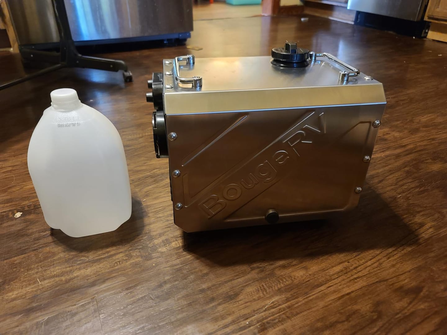 Customer photo review of BougeRV Portable Diesel Outdoor Heater