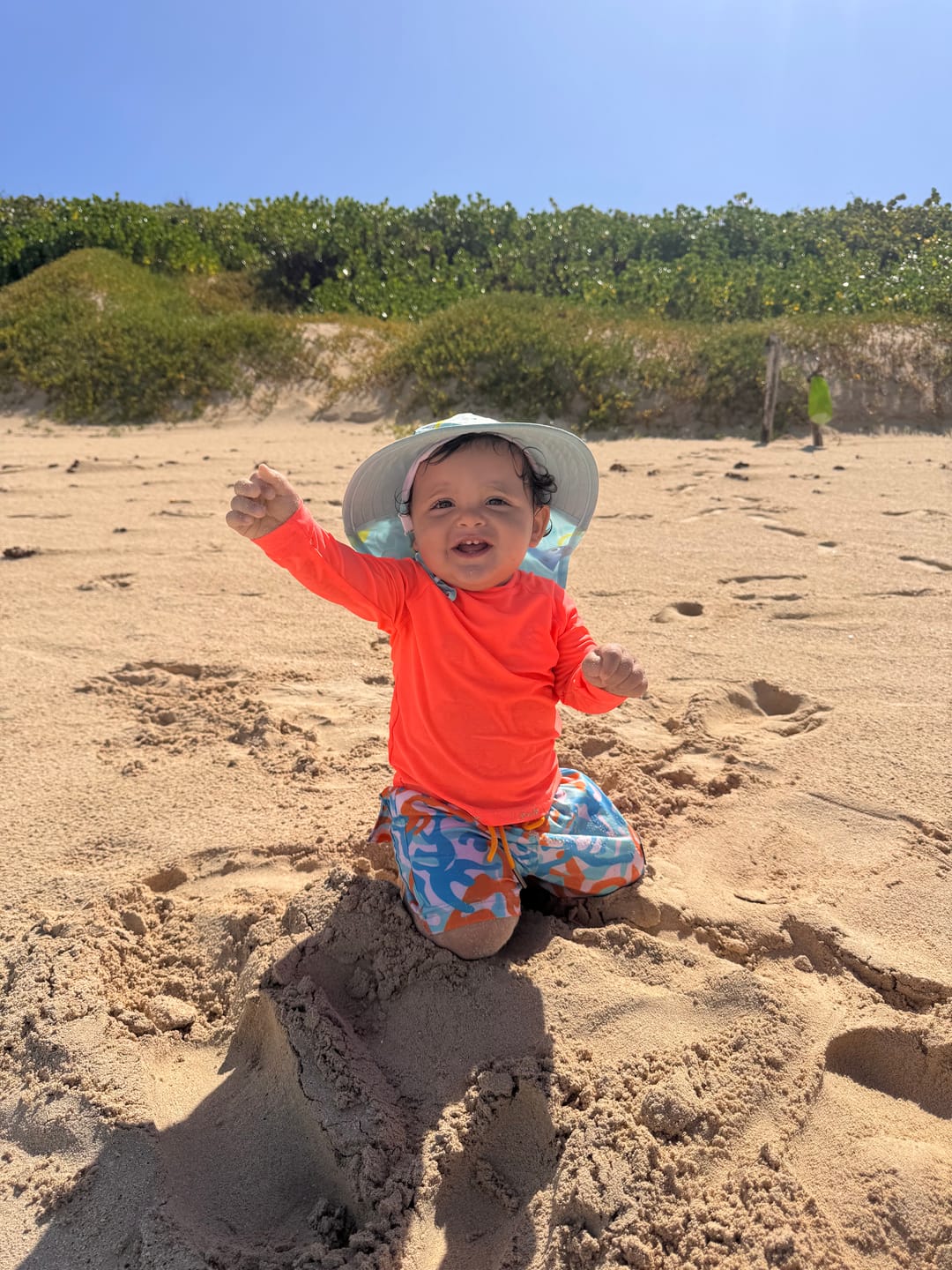 Customer photo review of ARRECIFE BOYS SWIM SHORT