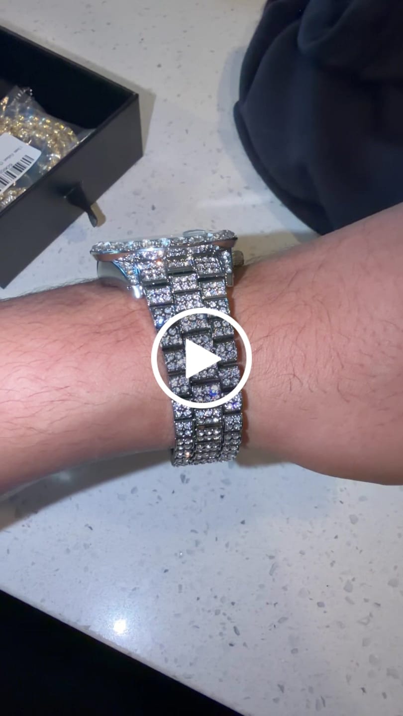 Customer video review of 13mm Cuban Chain + Bracelet - White Gold