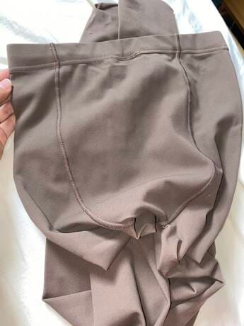 Customer photo review of Collant Polaire Peau Noire