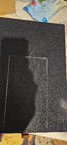 Customer photo review of Planche à gratter pour chien - Lime Pad