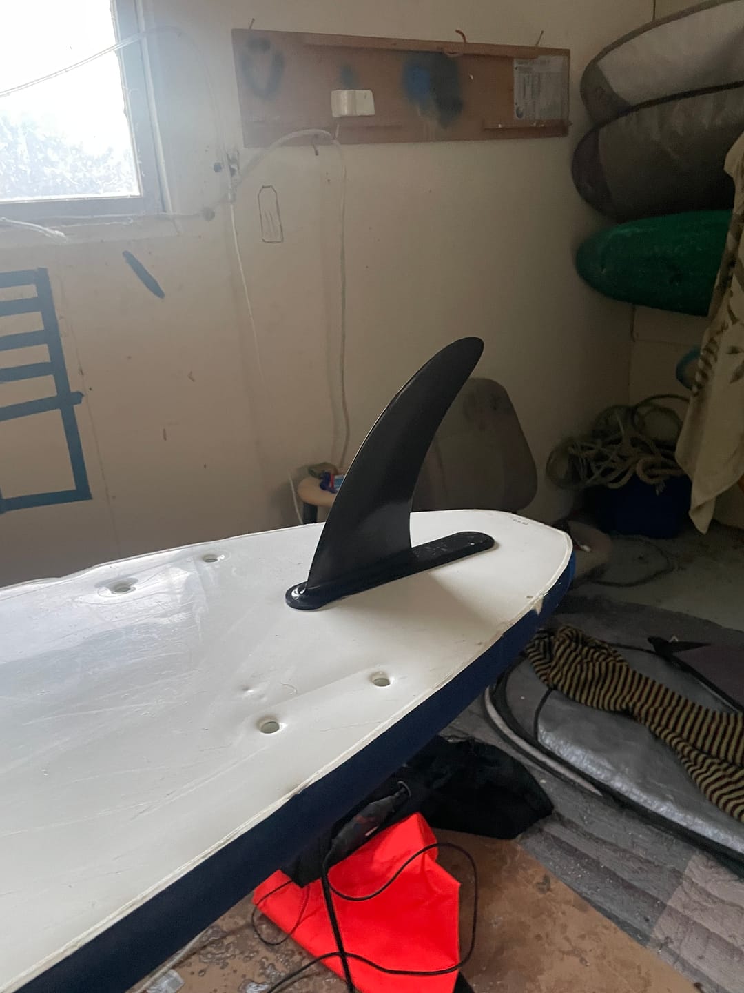 Customer photo review of 9" softboard upgrade Single Fin