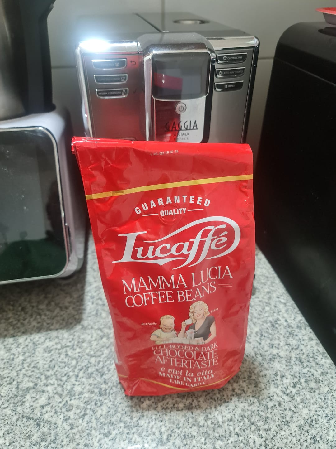 Customer photo review of Lucaffe Mamma Lucia 1 kg Grano Entero