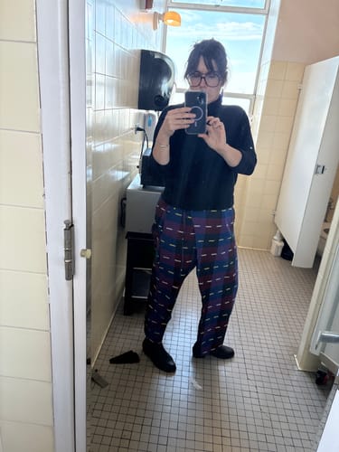 Customer photo review of HALF WRAP PANT | GALAXY CHEX