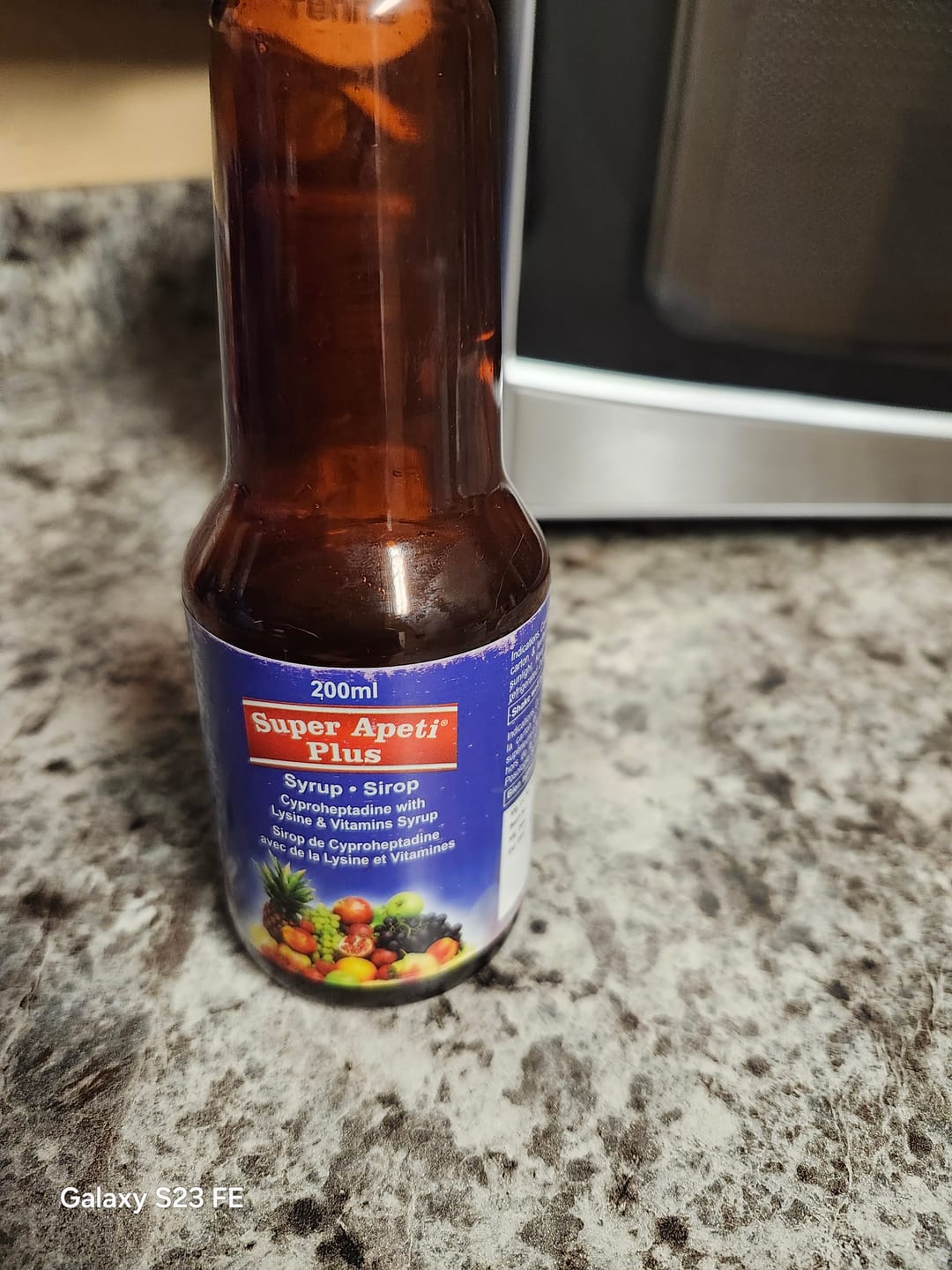 Customer photo review of Super Apeti Plus Syrup 200ML - | Appetite Booster & Weight Gain Supplement