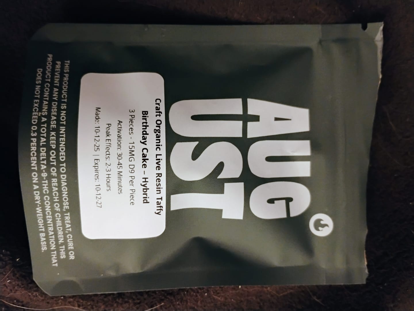 Customer photo review of Craft Organic Live Resin Taffy