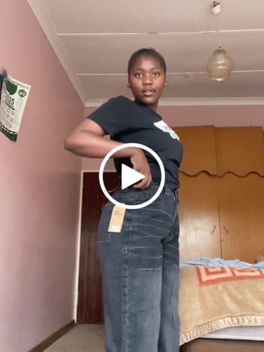 Customer video review of Street Style Baggy Cargo Jeans