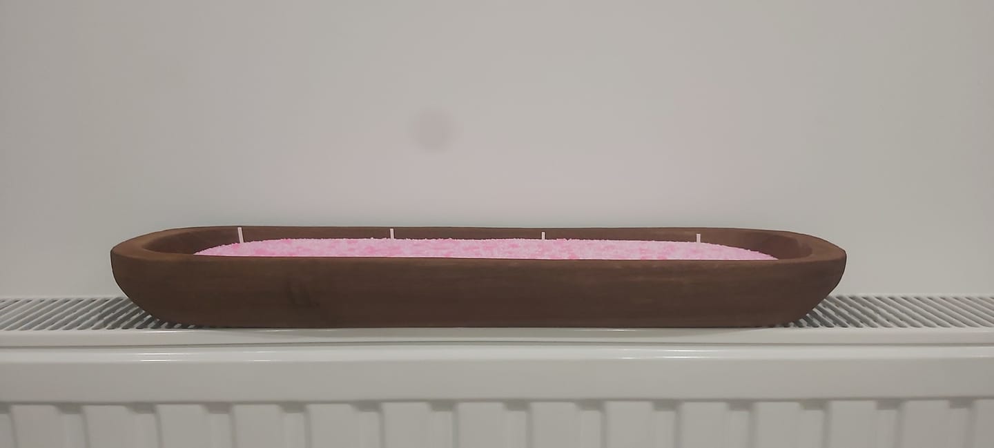 Customer photo review of Récipient en bois - 50cm